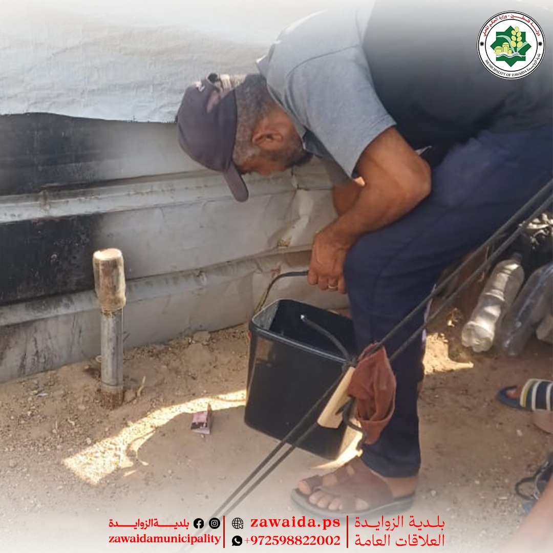 بلدية الزوايدة تواصل أعمال مكافحة القوارض والفئران